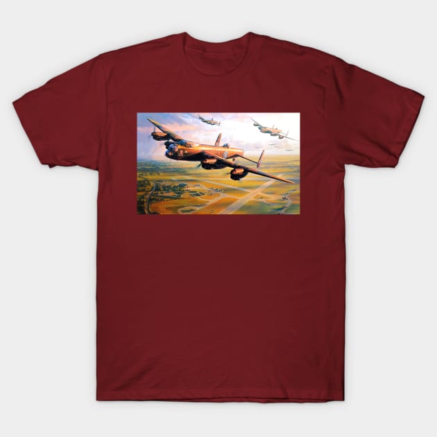 Avro Lancaster T-Shirt by Aircraft.Lover